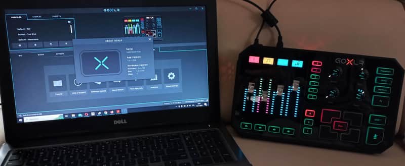 TC Helicon GoXLR, Go XLR, 4-Channel Mixer, Motorized Faders, Sound Board and Vocal Effects image 1