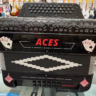 Hohner Aces Accordion F Bb Eb With Case Brand New image 7