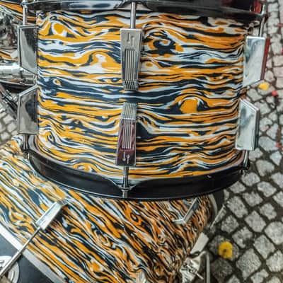 Restored Sonor Champion Vintage Drum Set 70s Pre Phonic - Vaneer image 16