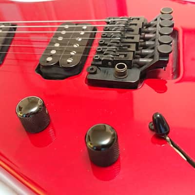 HAMER USA Diablo Left Handed in Transparent Cherry Red 1993 image 8
