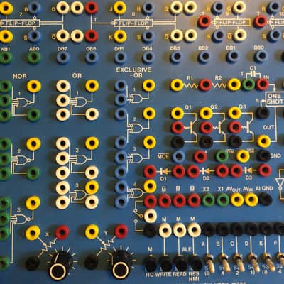 CES Ed-Lab 703a Digital Systems Lab modular synth analog computer banana logic suitcase expander image 4
