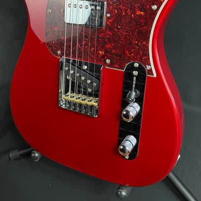 G&L Tribute ASAT Classic Bluesboy Electric Guitar Candy Apple Red Finish image 4