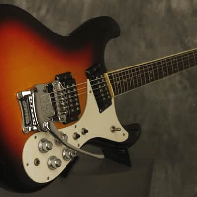 original 1973 Mosrite V-II Sunburst image 12
