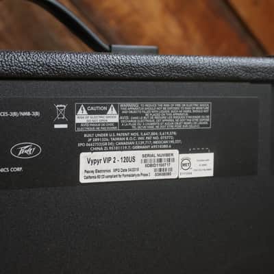 Peavey Vypyr VIP 2 Modeling 40W 1x12" Guitar/Bass/Acoustic Combo Amp 2010s - Black image 6