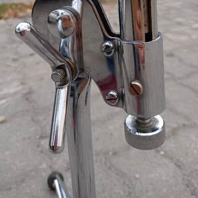 Sonor RARE snare stand Phonic / Performer 70s-80s - Vintage chrome image 6