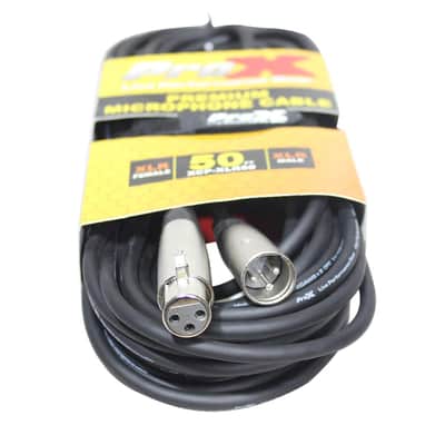 ProX Premium Series XCP-XLR50 50' XLR-F to XLR-M Balanced Audio Microphone Cable image 7