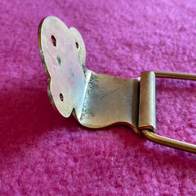 vintage usa 1965 Gibson gold tailpiece for es-345 355 thinline archtop 1968 1970 1972 jazz guitar 1969 image 11