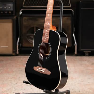 Fender California Standard Redondo Mini Acoustic Guitar - Black with Gig Bag image 12