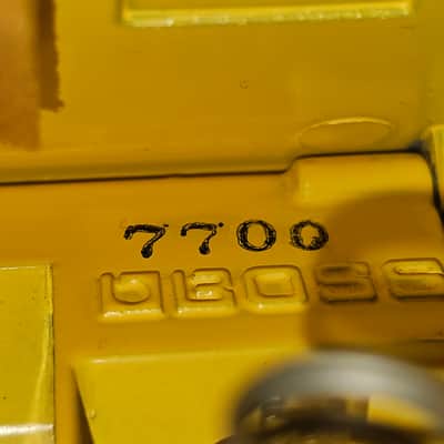 1978 Boss Overdrive OD-1 Long Dash Silver Screw 7700 Serial # image 11