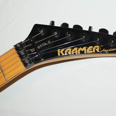 Kramer Baretta 1980's Black with Legs Graphic Kline Style image 7