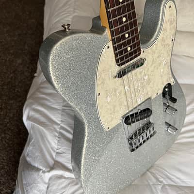 Fender 75th anniversary telecaster sparkle silver. Fender telecaster 2025 - Silver sparkle image 5
