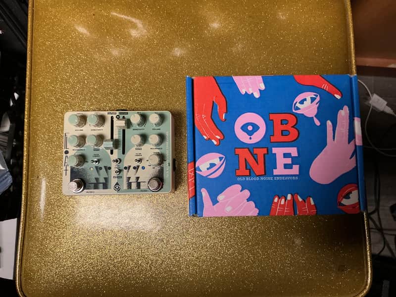 Old Blood Noise Endeavors Float Dual Moving Filter 2022 - Present - Cream / Mint Graphic used image 1