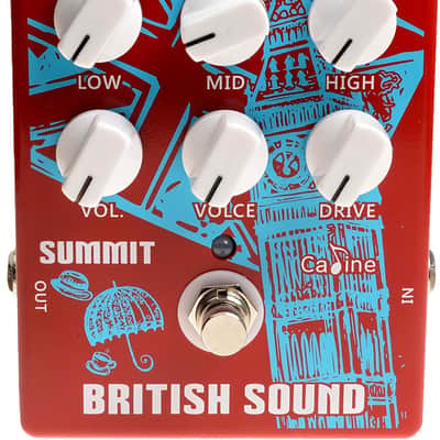 Caline CP-58 British Sound 2024 - Red / Blue image 1