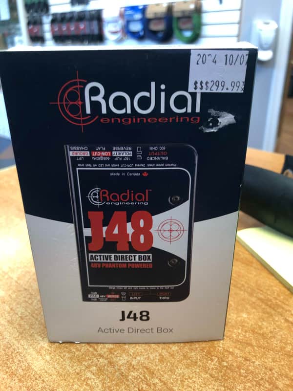 Radial J48 Active Direct Box 2010s - Blue image 1