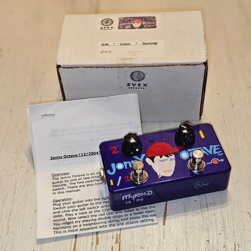 ZVEX Jonny Octave 1 and 2 with Box and Papers. image 1