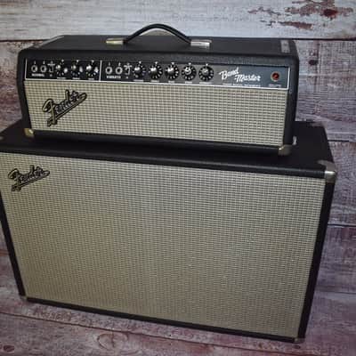 Fender Bandmaster 40-Watt 2-Channel 2x12" Piggyback Guitar Amp 1967 - Black Panel image 1