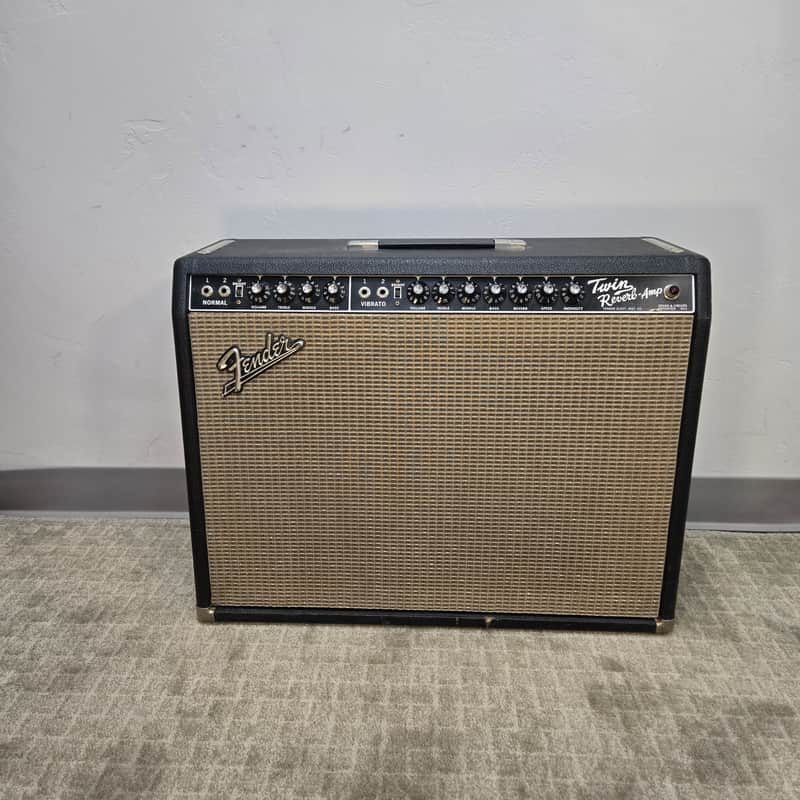 Investment Grade 1964 Fender Twin Reverb Guitar Amp w/ Original Foot Switch image 1