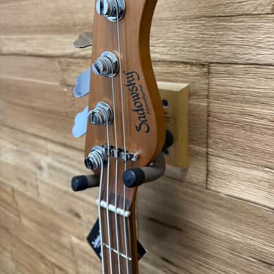 Sadowsky Metro Express Will Lee Artist Line 4- string bass 2024 - High Polish Black  w/gig bag- B- stock image 10
