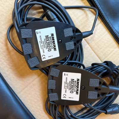 2 x Shure MX392 Microflex MX 392 Boundary microphone / perfect for stereo image 8