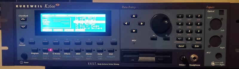 Kurzweil K2600R early 2000s - Dark blue image 1