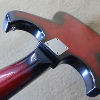 Vintage 1960s Teisco Kawai Wine Red Guitar MIJ Blues Machine Ry Cooder Hound Dog Taylor 2 PU Rare 24.5 scale image 16