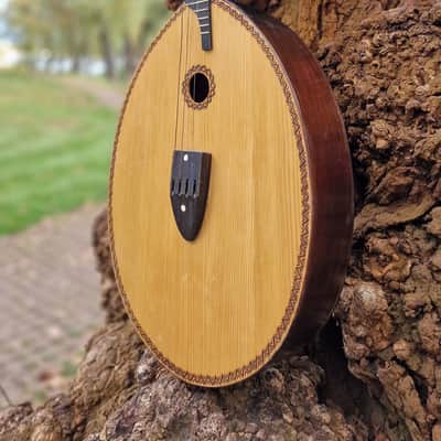 Kobza 4 String Acoustic Guitar Vihuela Ukrainian Folk Traditional Instrument Lute Vintage image 6