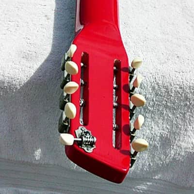 Vintage USA 1967 Mosrite Smith Guitar Mel-O-Bar Electric Slide Guitar Serial #128 - Rare Red Finish image 22