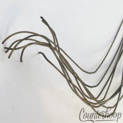 *Ludwig 14" 8-Strand Snare Drum Coiled Metal over Cloth Wires Vintage 20s USA* image 3