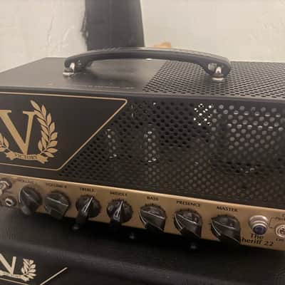 Victory Amps Sheriff 22 Compact Series 2-Channel 22-Watt Guitar Amp Head 2010s - Black/Gold image 2