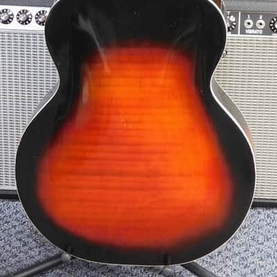 Vintage 1960's Harmony H950 Monterey Leader F hole Archtop Acoustic Guitar w/Case! VERY NICE!!! image 6