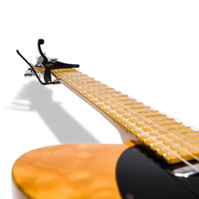 Kyser Quick Change Electric Guitar Capo, Black - KGEBA image 4