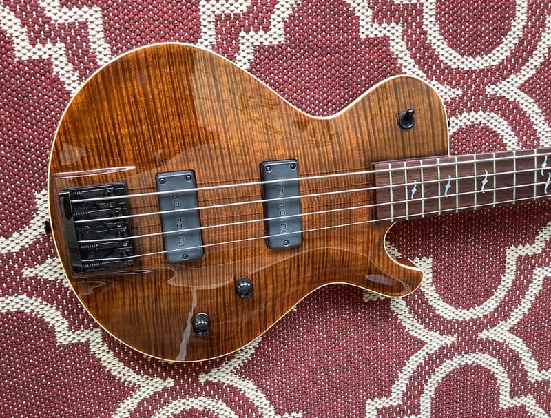 Dean USA Custom Shop "Deceiver" Bass Guitar 2009 - Walnut image 1