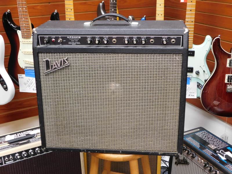 A. F. Davis Model 1001 Solid State 1X15 Steel Guitar amplifier - Vintage 1970's! image 1