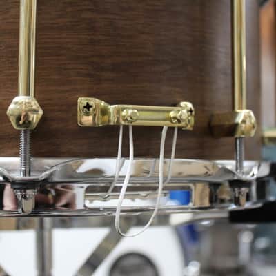 Noble & Cooley 7x14" Solid Shell Walnut Snare Drum - Natural Walnut image 7