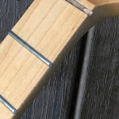 2013 Genuine Fender Lefty Standard Telecaster Neck Tele Amber Naturally Tinted image 3