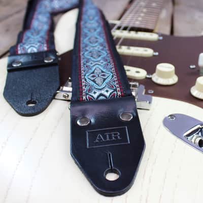 Air Guitar Straps Guitar Strap 🇬🇧 Leather - "Odin" Air Guitar Strap - Thick Leather Ends- Vintage Bild 2