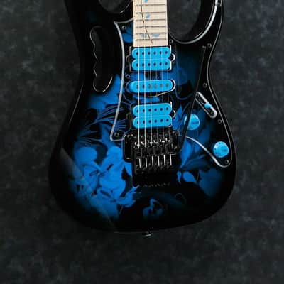 Ibanez JEM77P-BFP Steve Vai Signature JEM E-Guitar 6 String - Blue Floral Pattern + Gig Bag image 5