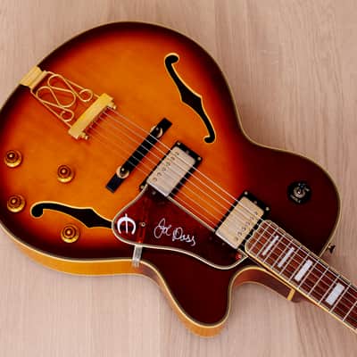 1995 Epiphone Emperor II Joe Pass Archtop Electric Guitar w/ Case, Korea Samick image 8