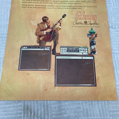 1962 Gibson Crestline Amplifiers Catalog and Price List image 1