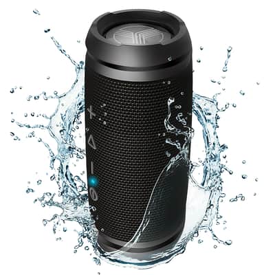 TREBLAB HD7 - Mini Portable Bluetooth Speaker Wireless - TWS Dual Pairing, w/Mic w/Bike Mount Hole image 1