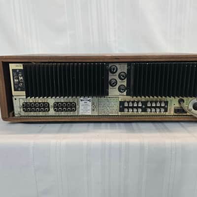Fisher 304 2/4 Channel Stereo Receiver 1972 - Silver & Wood image 4