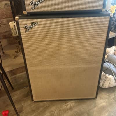Pristine Fender Bandmaster 2x12 cabinet 1967 - Black image 5