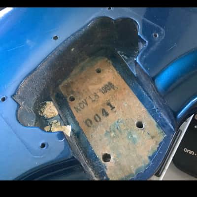 1965 Mosrite Ventures Model Blue Metallic Vintage Made In USA Electric Guitar W/ Original Hardshell Case! image 14