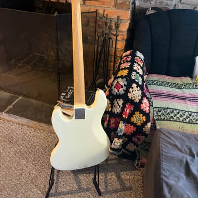 1994 Fender Jazz Bass F/L (Fretless) - White image 6