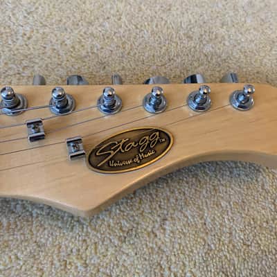 Stagg  Stratocaster  Electric guitar black strat image 5