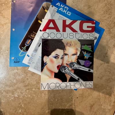 neumann akg Beyer Microphone documentation lot neumann akg Beyer Microphone documentation lot image 17