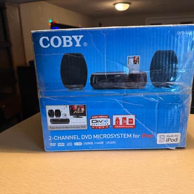 Coby DVD-468 2 Channel DVD Microsystem With iPod Dock Extremely Rare Brand New🔥 image 6