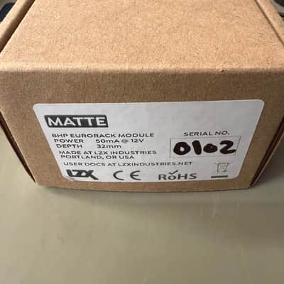 LZX Industries Matte Eurorack Synthesizer Module 2008 - Present - Black image 4