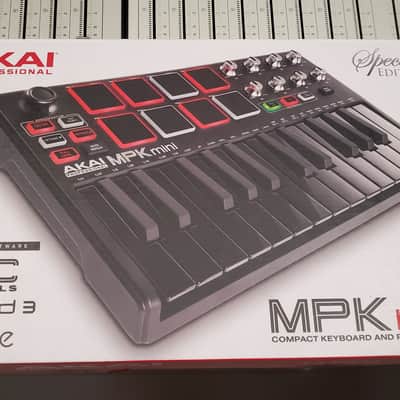 Akai MPK mini mk2 Special Edition 2018 - Black/White/Chrome image 7