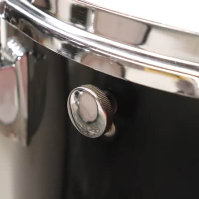 Ludwig 6pc Black Cortex Drum Kit Set 3ply Maple Vintage 1970's image 17